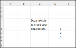 tekst passend maken in excel